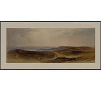 WYKUJMYTO Famous Painting on Canvas Artwork Picture My Native Country Near Henshaw by John Mural Art Prints for Office Decor 60x90cm