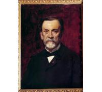 WYKUJMYTO Famous Painting on Canvas Artwork Picture Portrait of Louis Pasteur Painting by Charles Emile Auguste Carolus Duran Mural Art Prints for Office Decor 60x90cm