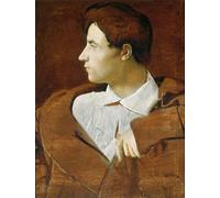 WYKUJMYTO Famous Painting on Canvas Artwork Picture Portrait of the Architect Jean Baptiste Desdéban by Jean Auguste Ingres Mural Art Prints for Office Decor 60x90cm