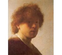 WYKUJMYTO Famous Painting on Canvas Artwork Picture Self Portrait by Rembrandt Mural Art Prints for Office Decor 60x90cm