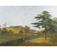 WYKUJMYTO Famous Painting on Canvas Artwork Picture South View of Wilton House Across the Nadder by Famous Artist Mural Art Prints for Home Decor 60x90cm