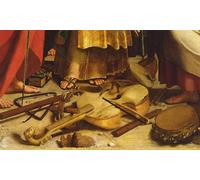 WYKUJMYTO Famous Painting on Canvas Artwork Picture St Cecilia Surrounded by Raphael Mural Art Prints for Home Decor 60x90cm