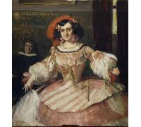 WYKUJMYTO Famous Painting on Canvas Artwork Picture The actress Maria Guerrero La Dama Boba by Joaquín Sorolla Mural Art Prints for Office Decor 60x90cm