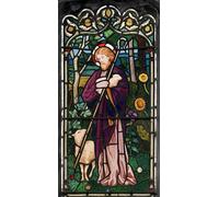 WYKUJMYTO Famous Painting on Canvas Artwork Picture the Good Shepherd by Henry Holiday Mural Art Prints for Office Decor 60x90cm