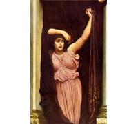 WYKUJMYTO Famous Painting on Canvas Artwork Picture the Last Watch of Hero by Frederic Leighton Mural Art Prints for Home Decor 60x90cm