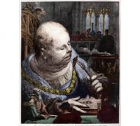 WYKUJMYTO Famous Painting on Canvas Artwork Picture the Pilgrims Are Eaten in Salads Illustration by Gustave Dore Mural Art Prints for Home Decor 60x90cm