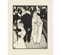 WYKUJMYTO Famous Painting on Canvas Artwork Picture The Stranger by Felix Edouard Vallotton Mural Art Prints for Office Decor 60x90cm