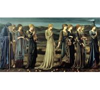 WYKUJMYTO Famous Painting on Canvas Artwork Picture The Wedding of Psyche Burne Jones Mural Art Prints for Home Decor 60x90cm