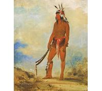 WYKUJMYTO Famous Painting on Canvas Artwork Picture the Wonder by George Catlin Mural Art Prints for Home Decor 60x90cm