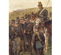 WYKUJMYTO Famous Painting on Canvas Artwork Picture Third War of Independenceamedeo of Savoy Wounded At the Battle of Custoza June by Fattori Mural Art Prints for Office Decor 60x90cm