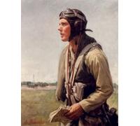 WYKUJMYTO Famous Painting on Canvas Artwork Picture World War Ii Pilot: Portrait of B. Endressen Igor V. Babailov Mural Art Prints for Home Decor 60x90cm
