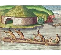 WYKUJMYTO Retro Picture Artwork Painting Art Wall Posters Collecting Crops for the Communal Storehouse by Jacques Le Moyne Canvas Art Paintings for Office Decor 60x90cm
