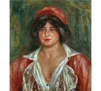 WYKUJMYTO Retro Picture Artwork Painting Art Wall Posters Colonna Romano by Pierre Auguste Renoir Canvas Art Paintings for Office Decor 60x90cm