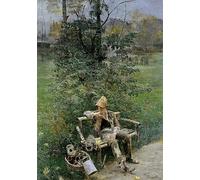 WYKUJMYTO Retro Picture Artwork Painting Art Wall Posters Introduction by Jacek Malczewski Canvas Art Paintings for Home Decor 60x90cm