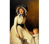 WYKUJMYTO Retro Picture Artwork Painting Art Wall Posters Jacques Louis David by Jacques Louis David Canvas Art Paintings for Home Decor 60x90cm