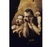 WYKUJMYTO Retro Picture Artwork Painting Art Wall Posters Marsyas After Winning the Challenge Against Marsyas by Jusepe De Ribera Canvas Art Paintings for Home Decor 60x90cm