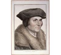 WYKUJMYTO Retro Picture Artwork Painting Art Wall Posters More Lord Chancellor by Hans Holbein the Younger Canvas Art Paintings for Office Decor 60x90cm