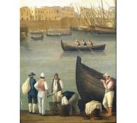 WYKUJMYTO Retro Picture Artwork Painting Art Wall Posters Mussel Fishermen From Monopoli Puglia by Jacob Hackert Canvas Art Paintings for Home Decor 60x90cm