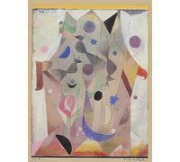 WYKUJMYTO Retro Picture Artwork Painting Art Wall Posters Persian Nightingales by Paul Klee Canvas Art Paintings for Office Decor 60x90cm