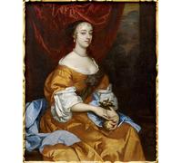 WYKUJMYTO Retro Picture Artwork Painting Art Wall Posters Portrait of Margaret Peter by Peter Lely Canvas Art Paintings for Office Decor 60x90cm