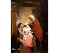 WYKUJMYTO Retro Picture Artwork Painting Art Wall Posters Reconciliation by Wheatley Canvas Art Paintings for Office Decor 60x90cm