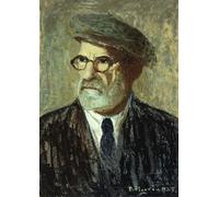 WYKUJMYTO Retro Picture Artwork Painting Art Wall Posters Self portrait Autorretrato by Pedro Figari Canvas Art Paintings for Home Decor 60x90cm
