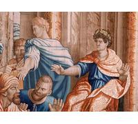 WYKUJMYTO Retro Picture Artwork Painting Art Wall Posters Series Acts of the Apostles Elymas Struck Blind by Raphael Canvas Art Paintings for Office Decor 60x90cm
