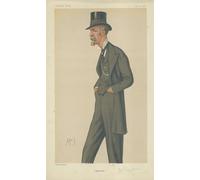 WYKUJMYTO Retro Picture Artwork Painting Art Wall Posters Sir Panizzi by Carlo Pellegrini Canvas Art Paintings for Home Decor 60x90cm