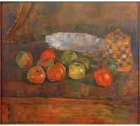 WYKUJMYTO Retro Picture Artwork Painting Art Wall Posters Still Life with Apples Bowl and Jug by Alexej Von Jawlensky Canvas Art Paintings for Home Decor 60x90cm
