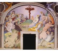 WYKUJMYTO Retro Picture Artwork Painting Art Wall Posters the Brazen Serpent by Agnolo Bronzino Canvas Art Paintings for Home Decor 60x90cm