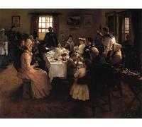 WYKUJMYTO Retro Picture Artwork Painting Art Wall Posters the Bride by Stanhope Alexander Forbes Canvas Art Paintings for Home Decor 60x90cm