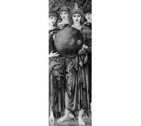WYKUJMYTO Retro Picture Artwork Painting Art Wall Posters the Days of Creationthe Fourth Day by Edward Burne-jones Canvas Art Paintings for Home Decor 60x90cm
