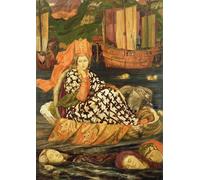 WYKUJMYTO Retro Picture Artwork Painting Art Wall Posters the Enchanted Sea by Henry A. Payne Canvas Art Paintings for Home Decor 60x90cm