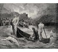WYKUJMYTO Retro Picture Artwork Painting Art Wall Posters The Inferno Cantolines I could not hear what terms he of fer'd them But they conferr'd not long Gustave Dore for Home Decor 60x90cm