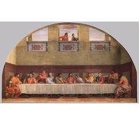 WYKUJMYTO Retro Picture Artwork Painting Art Wall Posters the Last Supper by Andrea Del Sarto Canvas Art Paintings for Office Decor 60x90cm