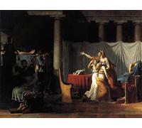 WYKUJMYTO Retro Picture Artwork Painting Art Wall Posters The Lictors Returning to Brutus the Bodies of his Sons Jacques Louis David Canvas Art Paintings for Home Decor 60x90cm