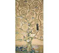 WYKUJMYTO Retro Picture Artwork Painting Art Wall Posters the Stoclet Frieze Detail: the Tree of Life by Gustav Klimt Canvas Art Paintings for Home Decor 60x90cm