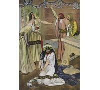 WYKUJMYTO Retro Picture Artwork Painting Art Wall Posters William Shakespeare the Winters Tale by Artus Scheiner Canvas Art Paintings for Home Decor 60x90cm