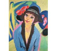 WYKUJMYTO Vintage Poster Abstract Wall Prints Pictures Wall Painting Archers by Ernst Ludwig Kirchner Art Prints Painting for Office Decor 60x90cm