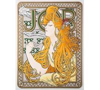 WYKUJMYTO Vintage Poster Abstract Wall Prints Pictures Wall Painting Blessed Are the Pure in Heart: for They Shall See God by Alphonse Mucha Art Prints Painting for Home Decor 60x90cm