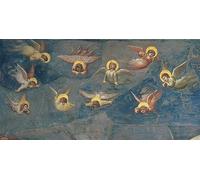 WYKUJMYTO Vintage Poster Abstract Wall Prints Pictures Wall Painting Detail of Putti From the Lamentation of Christ by Giotto Di Bondone Art Prints Painting for Home Decor 60x90cm