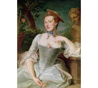 WYKUJMYTO Vintage Poster Abstract Wall Prints Pictures Wall Painting Madame De Pompadour by Francois Hubert Drouais Art Prints Painting for Office Decor 60x90cm