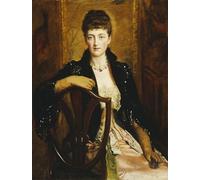 WYKUJMYTO Vintage Poster Abstract Wall Prints Pictures Wall Painting Portrait of Alice Sophia Caroline Stuart Wortley the Artist by John Everett Millais Art Prints Painting for Office Decor 60x90cm