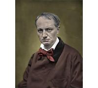 WYKUJMYTO Vintage Poster Abstract Wall Prints Pictures Wall Painting Portrait of Charles Baudelaire N.d by Etienne Carjat Art Prints Painting for Office Decor 60x90cm