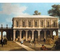 WYKUJMYTO Vintage Poster Abstract Wall Prints Pictures Wall Painting Prisons of San Marco by Antonio Canal Art Prints Painting for Office Decor 60x90cm