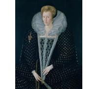 WYKUJMYTO Vintage Poster Abstract Wall Prints Pictures Wall Painting Queen Elizabeth I by Nicholas Hilliard Art Prints Painting for Home Decor 60x90cm