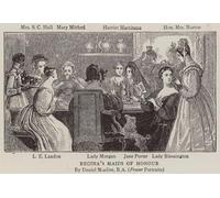 WYKUJMYTO Vintage Poster Abstract Wall Prints Pictures Wall Painting Reginas Maids of Honour by After Daniel Maclise Art Prints Painting for Office Decor 60x90cm