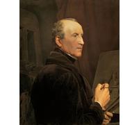 WYKUJMYTO Vintage Poster Abstract Wall Prints Pictures Wall Painting Self-portrait At the Easel by Ferdinand Georg Waldmuller Art Prints Painting for Home Decor 60x90cm