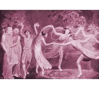 WYKUJMYTO Vintage Poster Abstract Wall Prints Pictures Wall Painting Shakespeare a Midsummer by William Blake Art Prints Painting for Home Decor 60x90cm