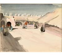 WYKUJMYTO Vintage Poster Abstract Wall Prints Pictures Wall Painting Tangier by Hercules Brabazon Brabazon Art Prints Painting for Office Decor 60x90cm